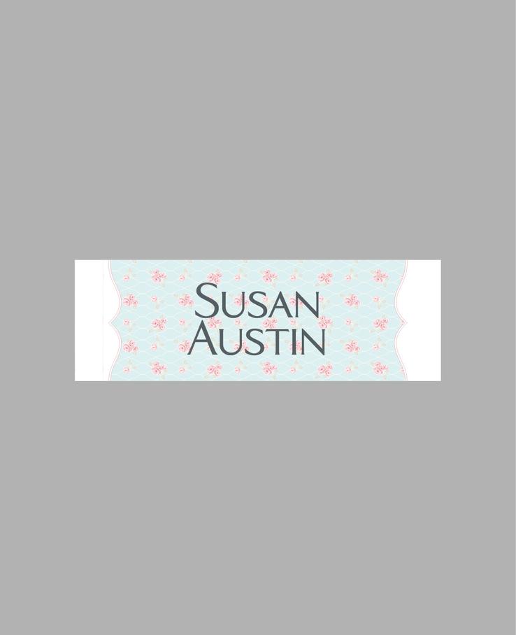 Floral Vintage stationery name place card